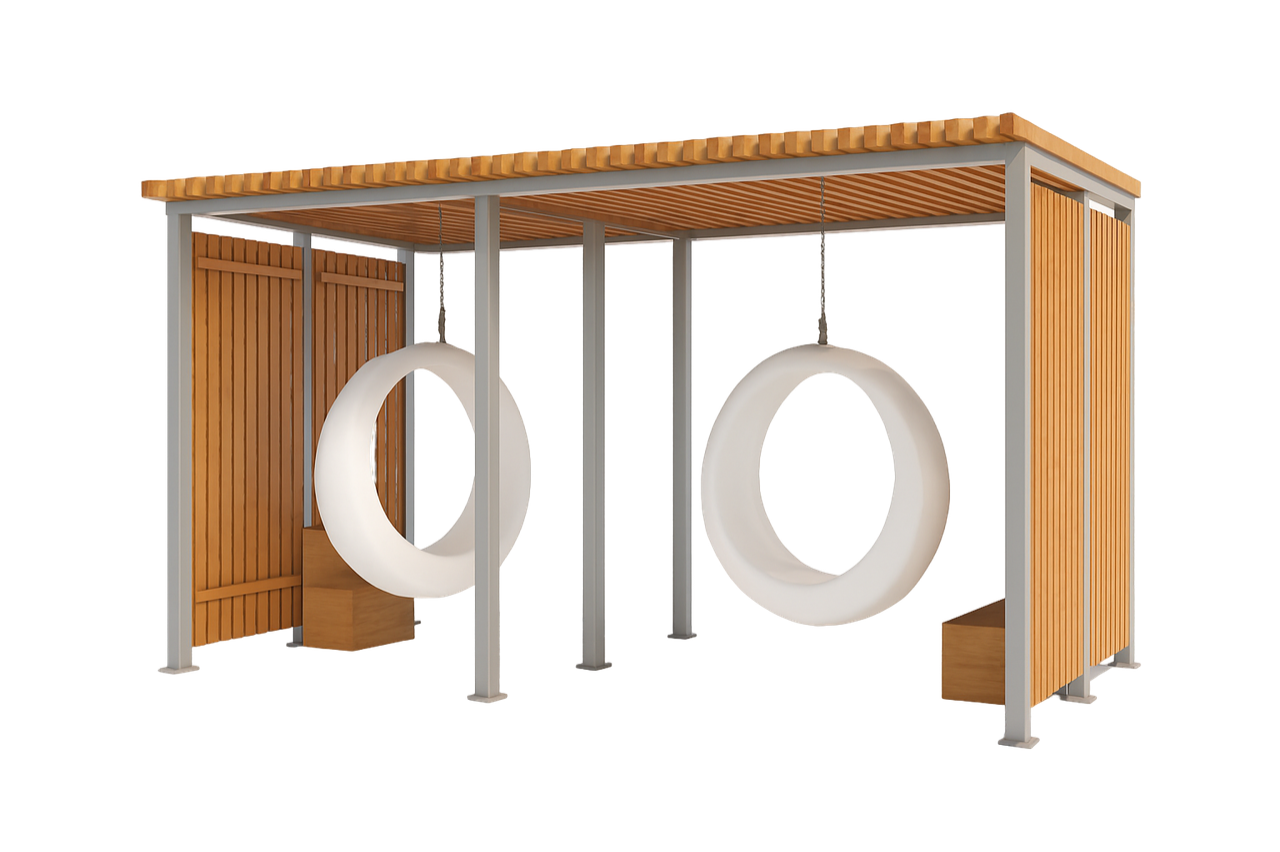 Пергола двойная ПР-004